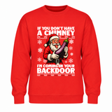 Back Door - Funny Christmas Jumper