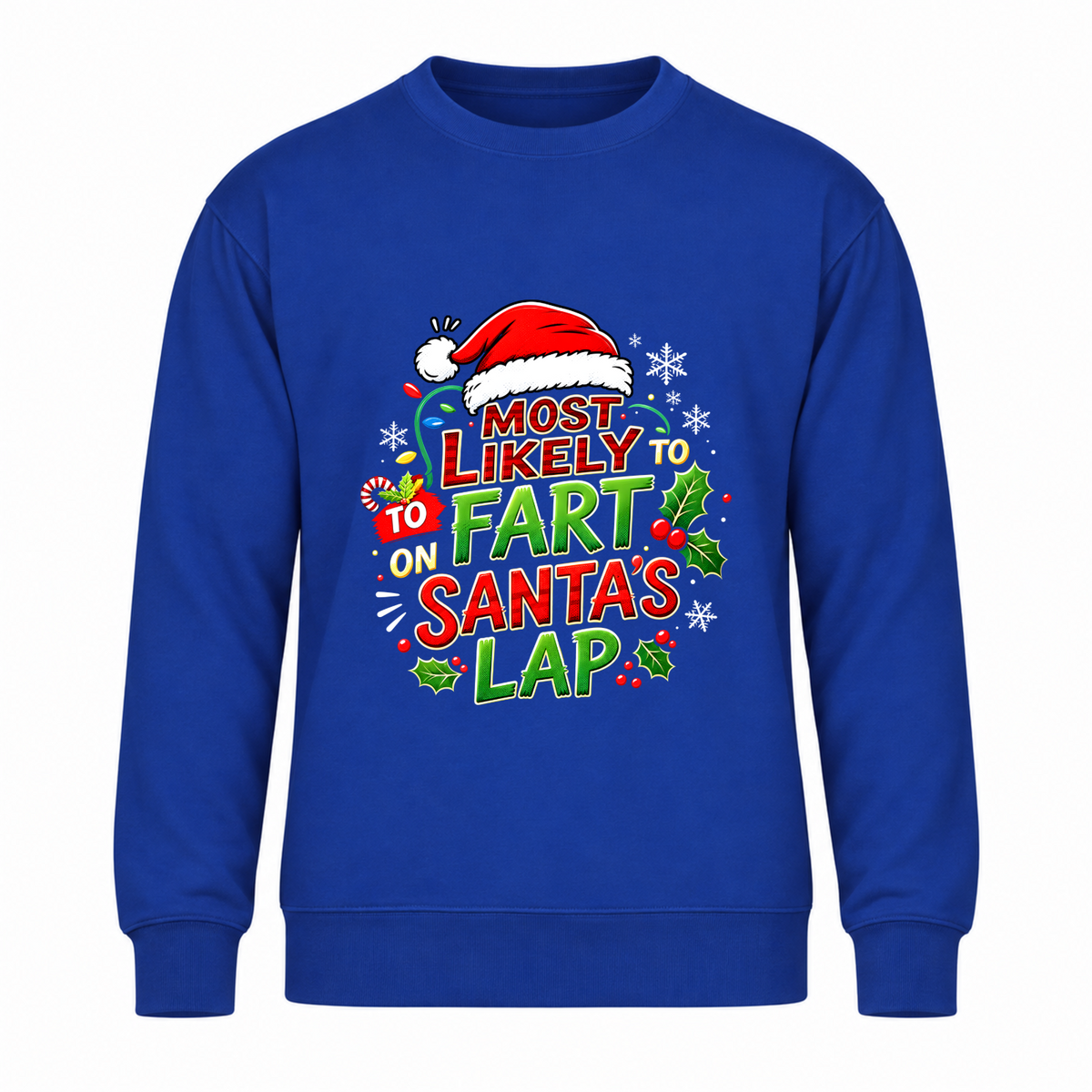 Fart On Santa’s Lap - Funny Christmas Jumper