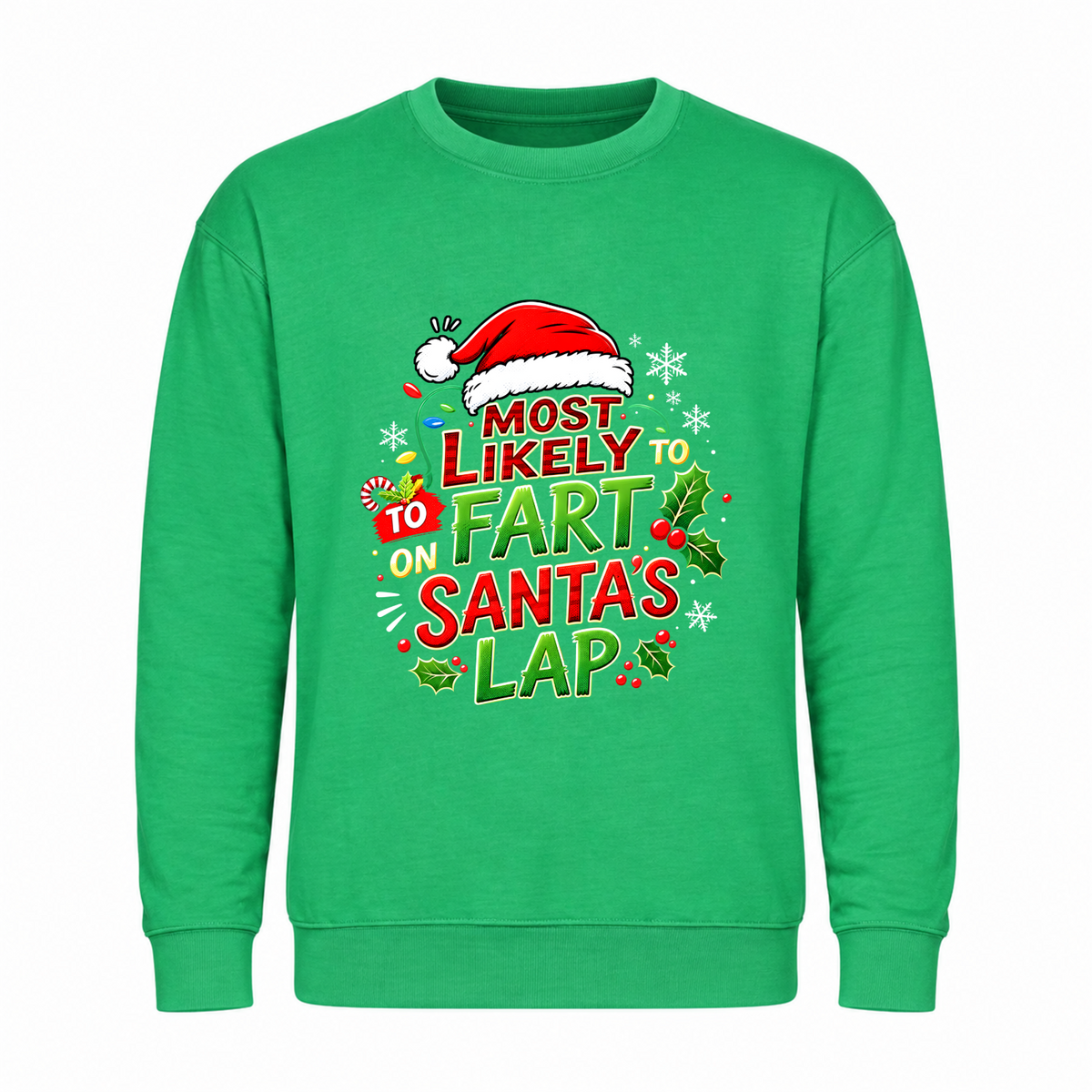 Fart On Santa’s Lap - Funny Christmas Jumper