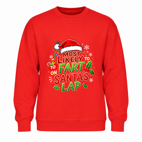 Fart On Santa’s Lap - Funny Christmas Jumper