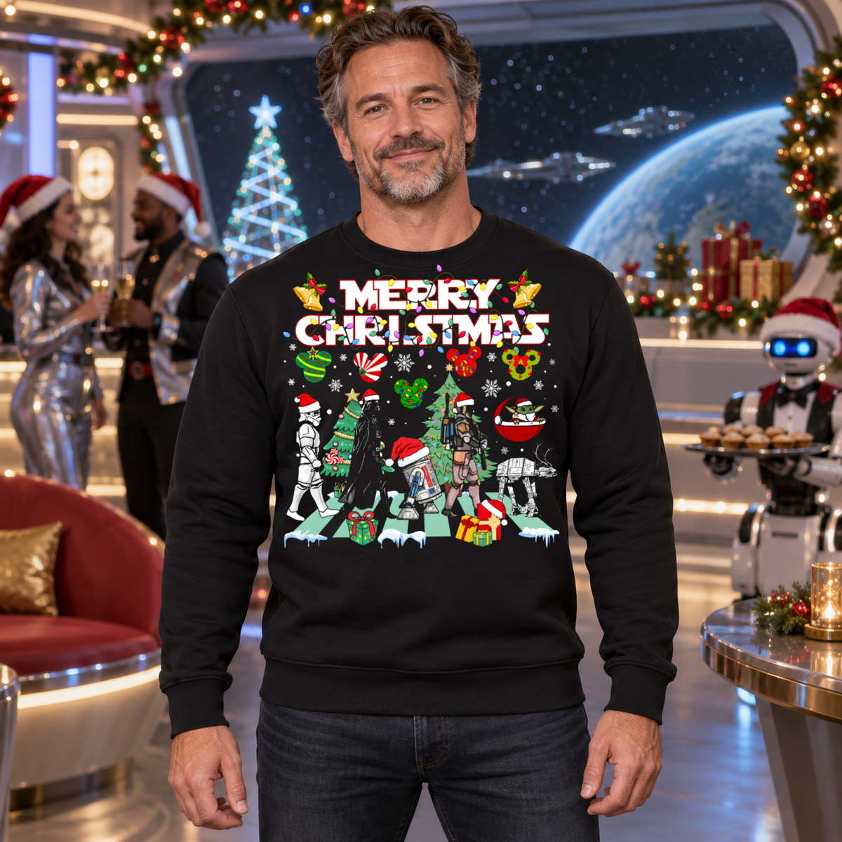 Galactic Merry Christmas - Christmas Jumper