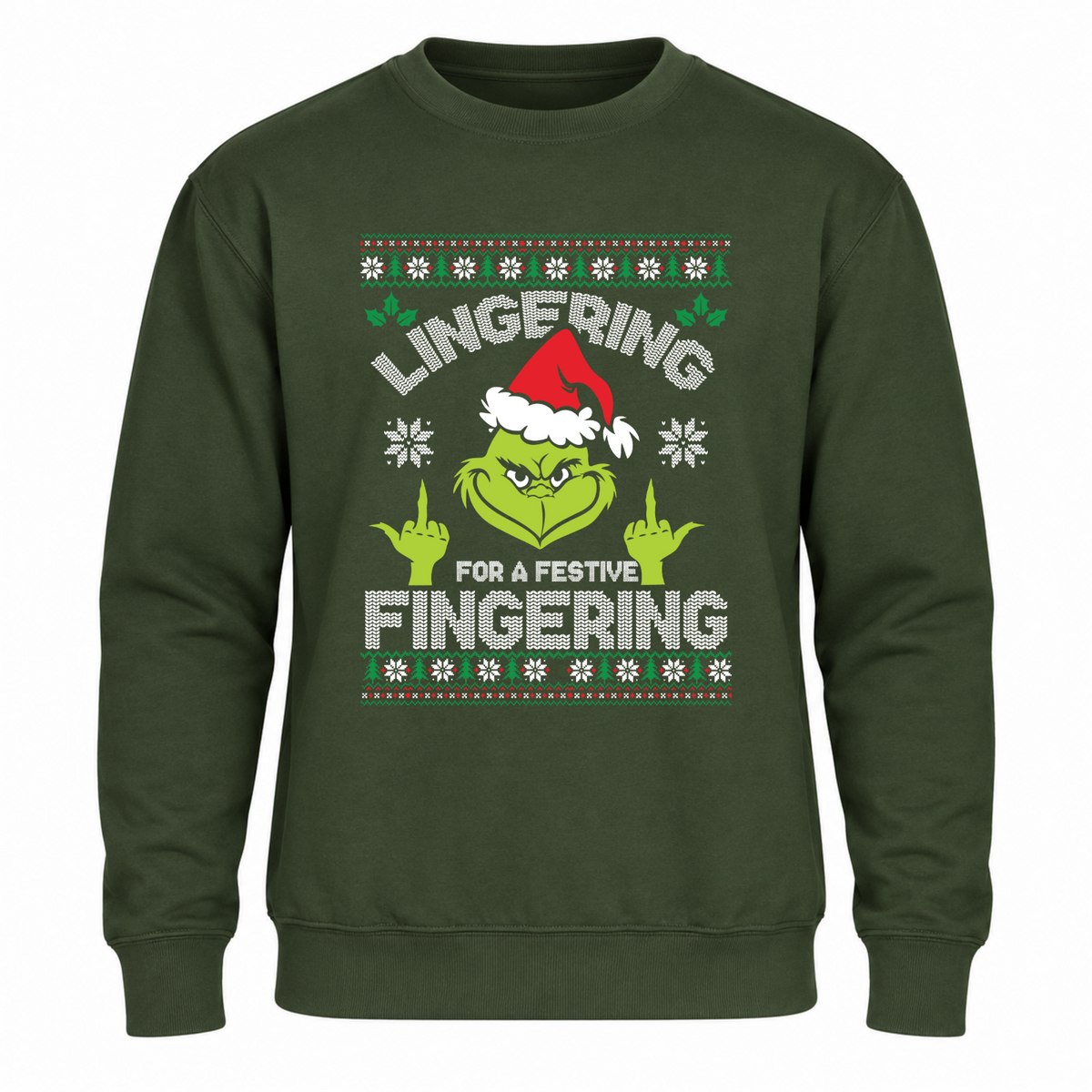 Lingering - Funny Christmas Jumper
