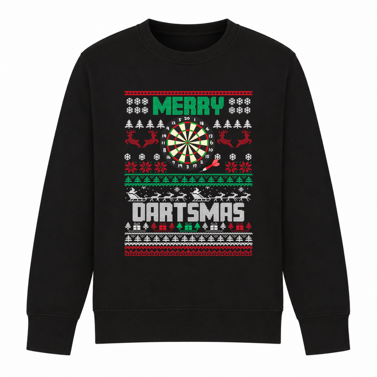 Merry Dartmas - Funny Christmas Jumper