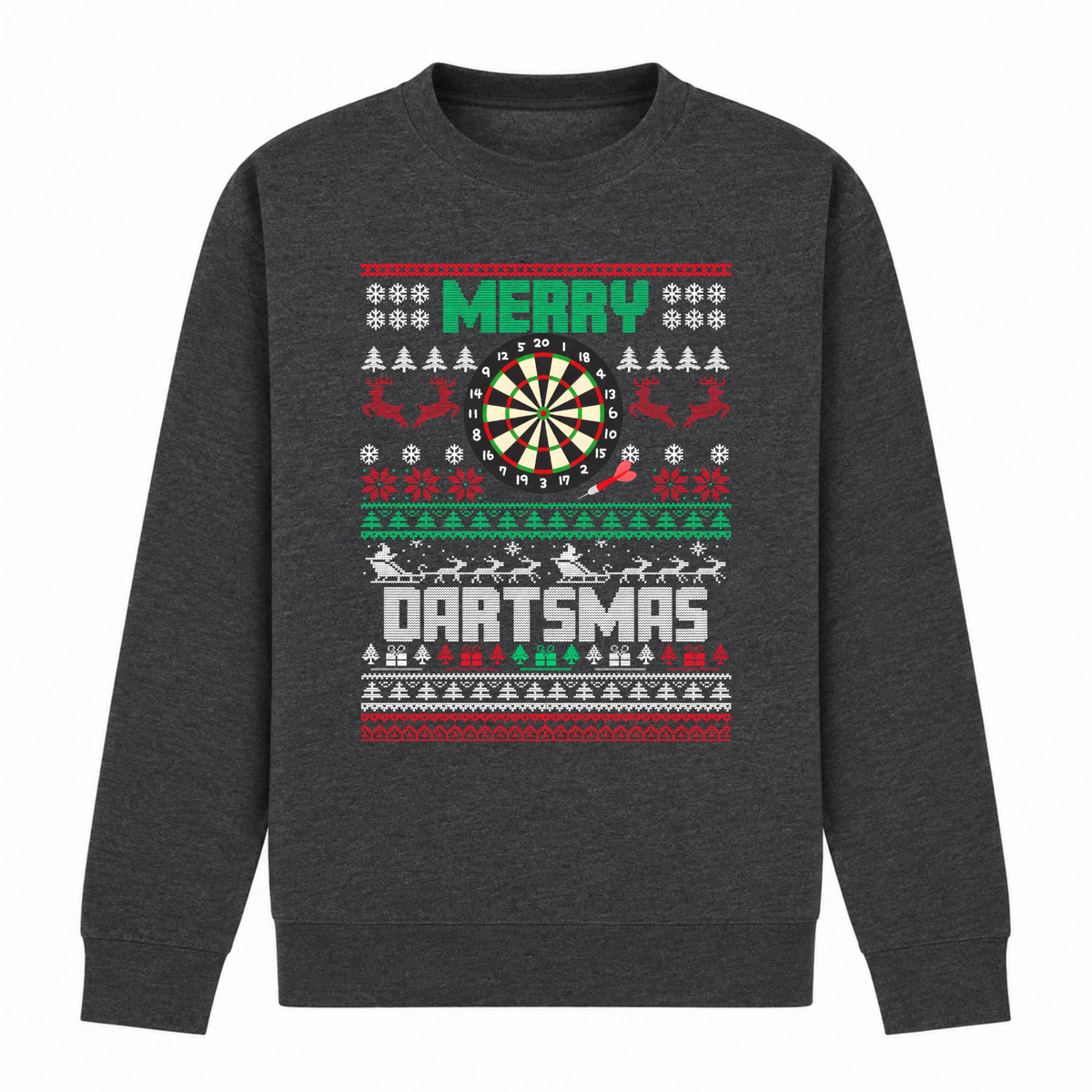 Merry Dartmas - Funny Christmas Jumper