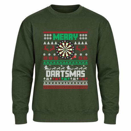 Merry Dartmas - Funny Christmas Jumper