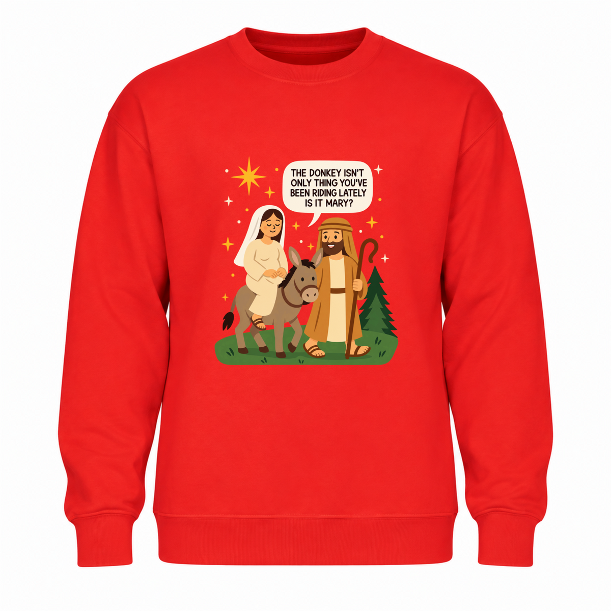 Naughty Mary - Funny Christmas Jumper