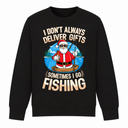 Sometimes I Go Fishing- Funny Christmas Jumper