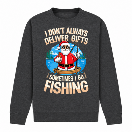 Sometimes I Go Fishing- Funny Christmas Jumper