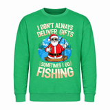 Sometimes I Go Fishing- Funny Christmas Jumper