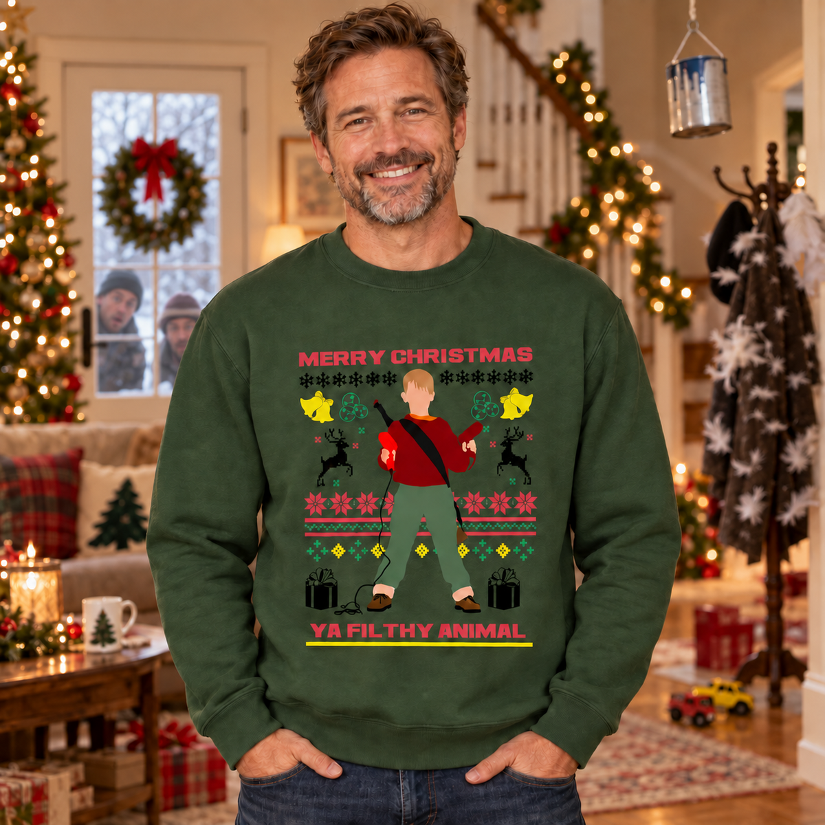 Stickybandit - Funny Christmas Jumper