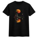 Astronaut Fishing in Space Graphic Tee