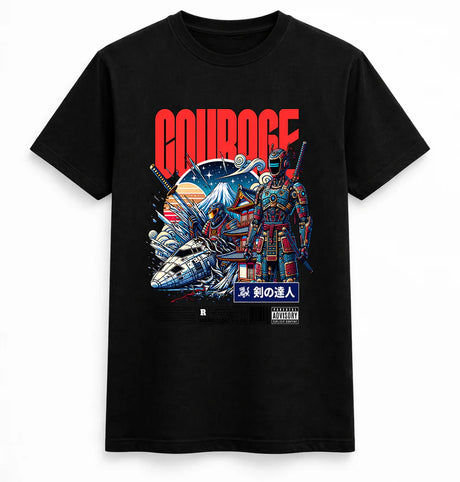 Cyber Samurai Convergence Graphic Tee