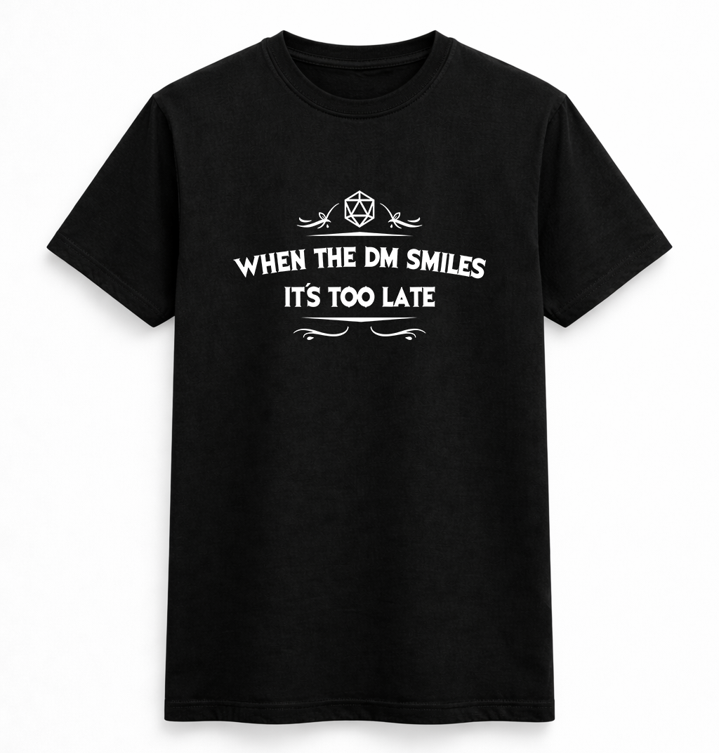 Dungeon Master Warning Gamer Tee