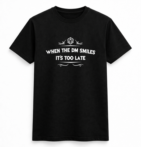 Dungeon Master Warning Gamer Tee