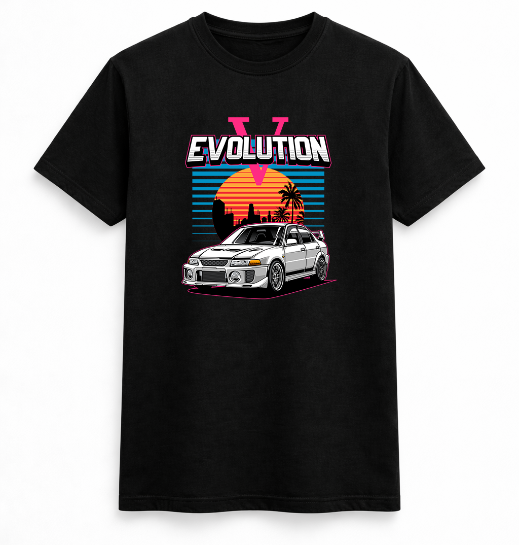 Evolution V Sunset Streets Tee