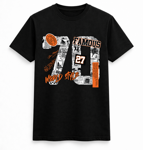 Famous 70 World Style Graphic Tee