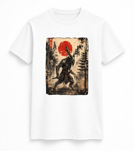 Forest Yokai Warrior Graphic Tee