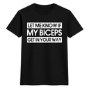 Funny Gym Biceps Statement T-Shirt