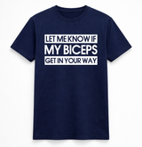 Funny Gym Biceps Statement T-Shirt