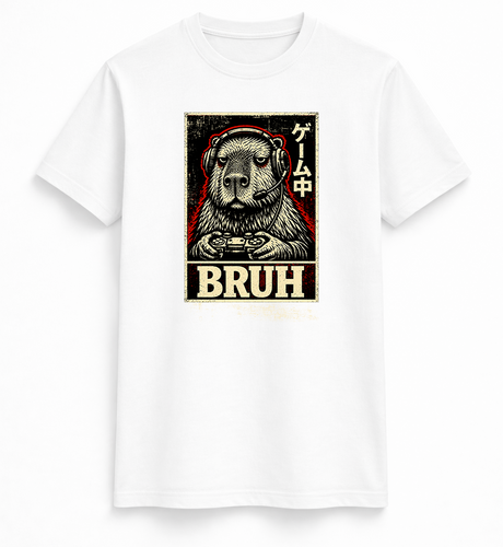 Gaming Capybara Graphic T-Shirt