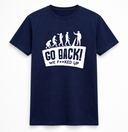 Go Back Evolution Funny Graphic Tee