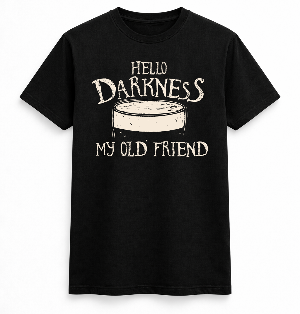 Hello Darkness My Old Friend Pint Tee