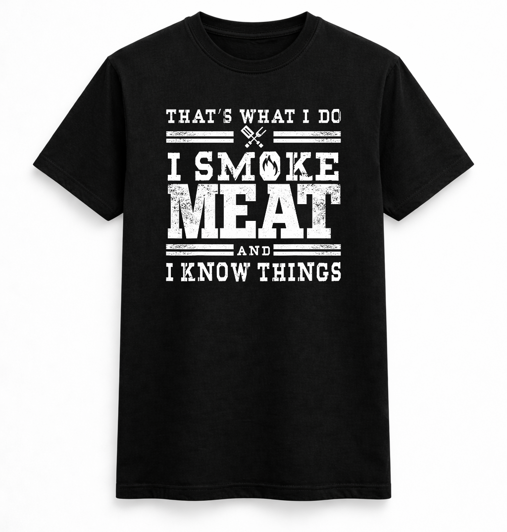 I Smoke Meat BBQ Tee