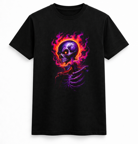 Inferno Skull Flame Tee
