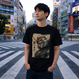 Mecha Warrior Vintage Graphic Tee