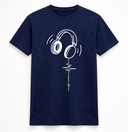 Minimalist Headphones Music Line T-Shirt