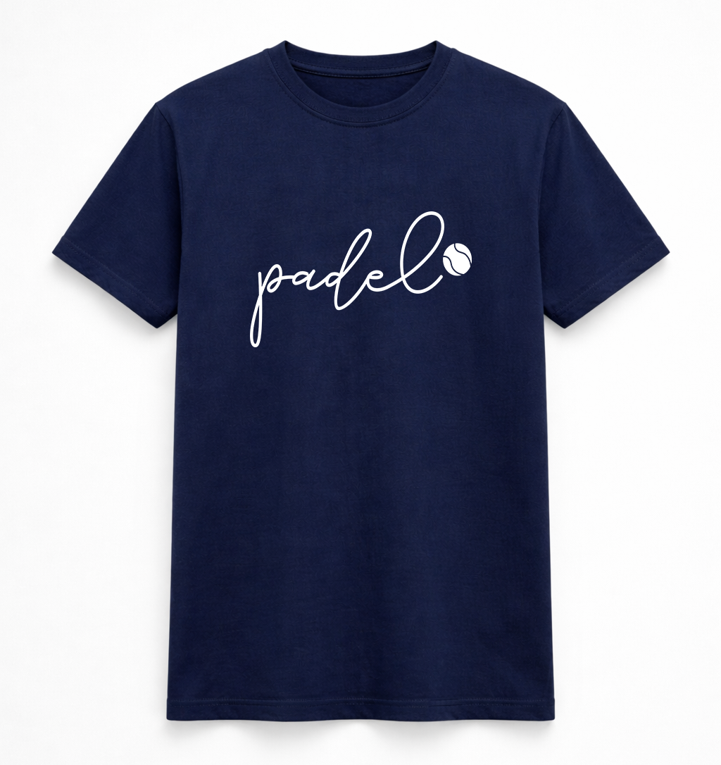 Minimalist Padel Script T-Shirt