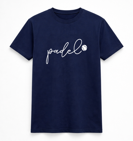Minimalist Padel Script T-Shirt