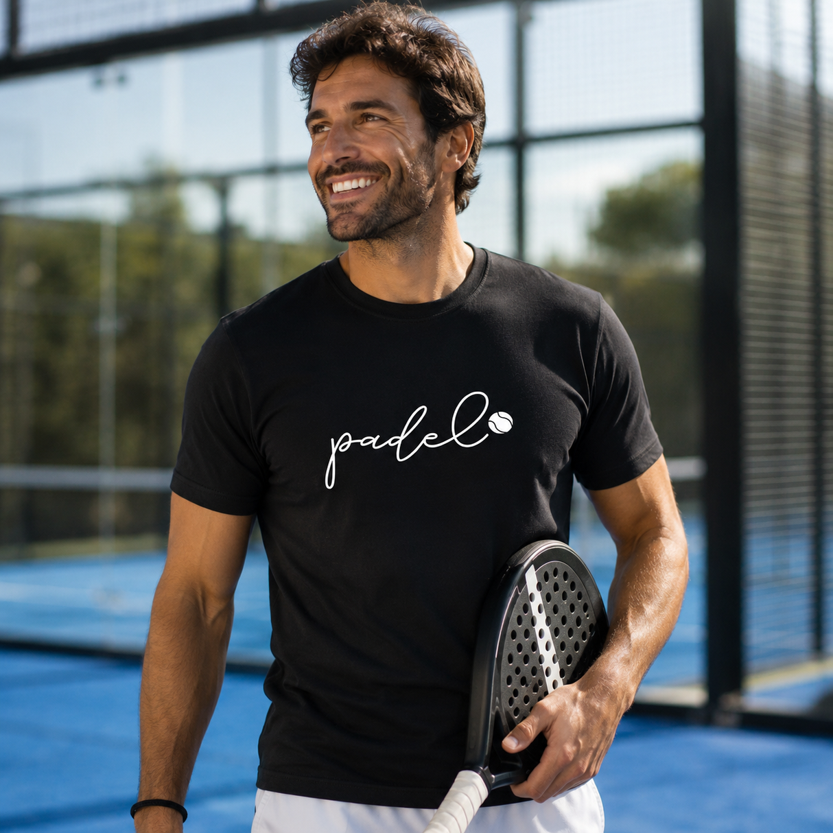 Minimalist Padel Script T-Shirt