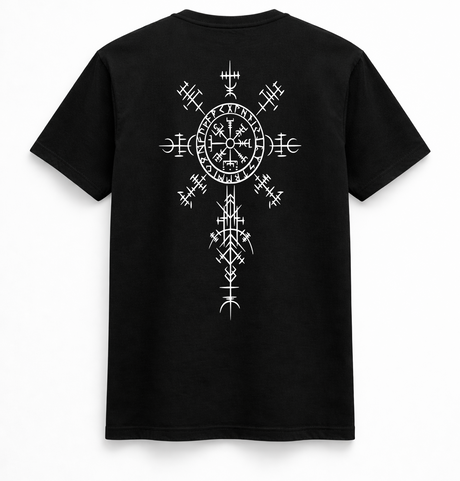 Nordic Rune Compass Symbol Tee