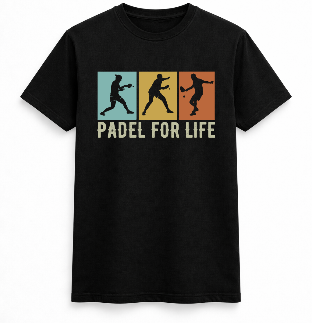 Padel For Life Retro Sports T-Shirt
