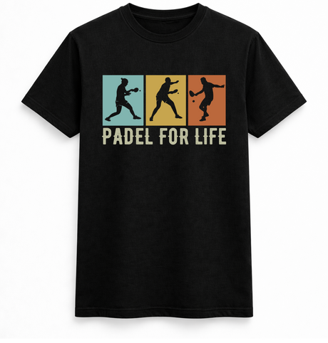 Padel For Life Retro Sports T-Shirt