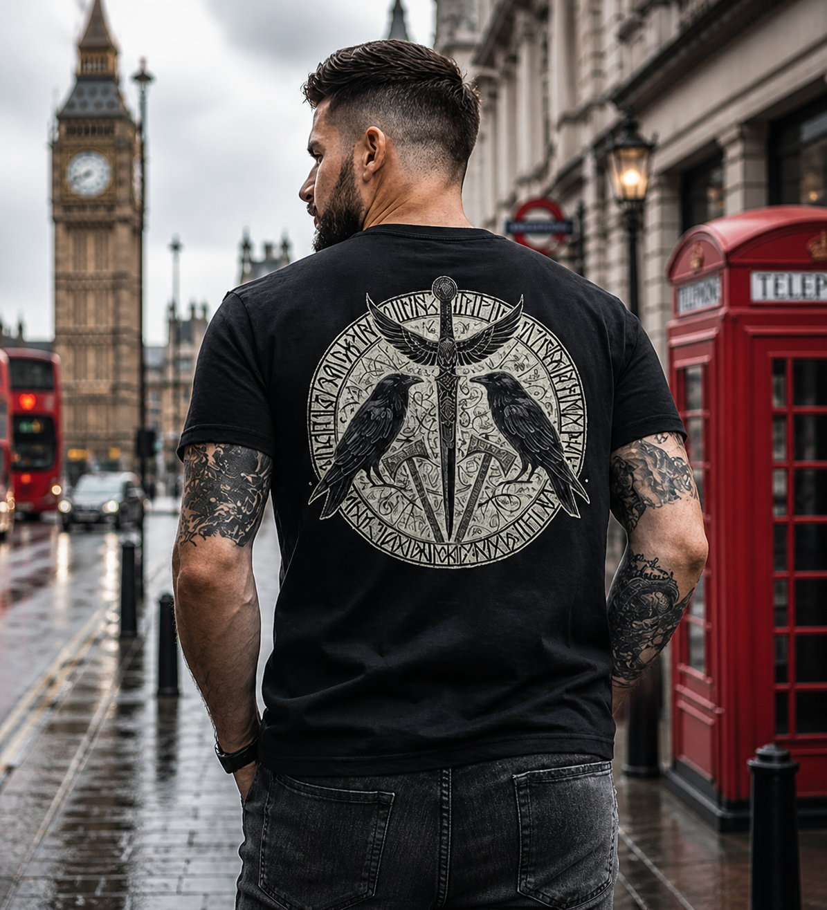 H.D Rune T-Shirt - Handsome Dans