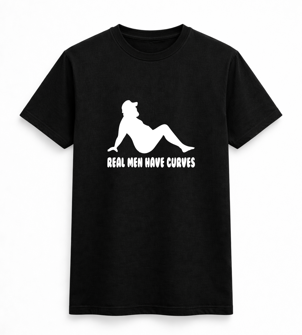 Real Men Have Curves Funny Tee