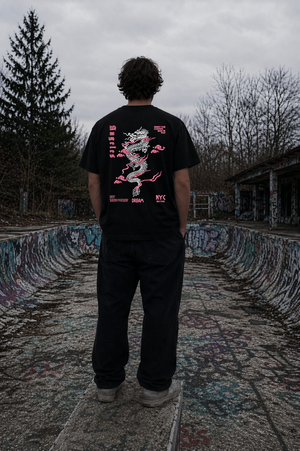 Rebel Dragon O-Neck Tee
