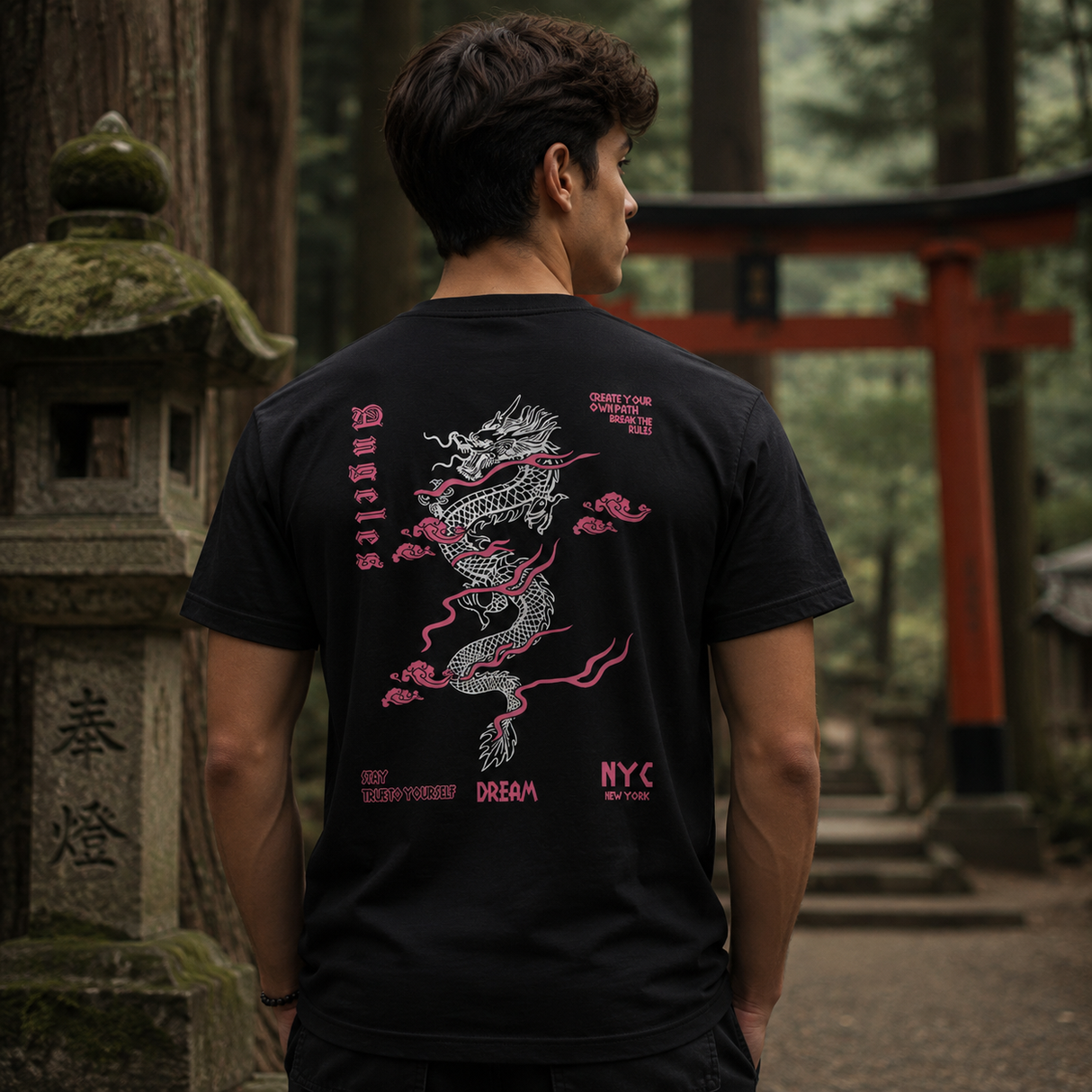 Rebel Dragon O-Neck Tee