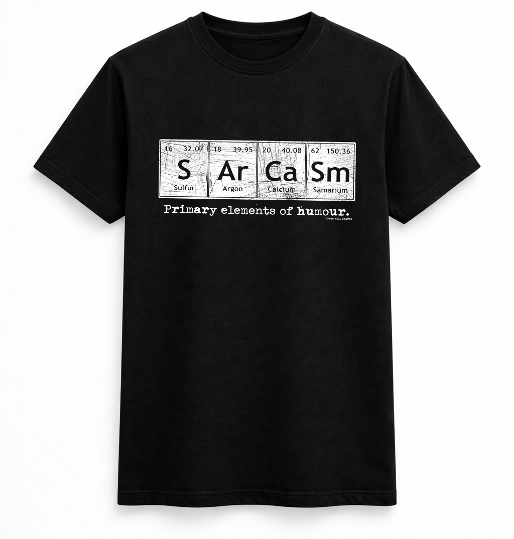 Sarcasm Elements Science Tee