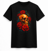 Skull & Roses Gothic Graphic Tee