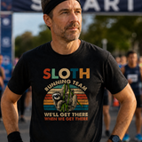 Sloth Running Team Funny Tee