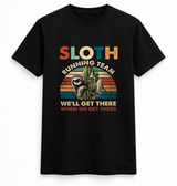 Sloth Running Team Funny Tee