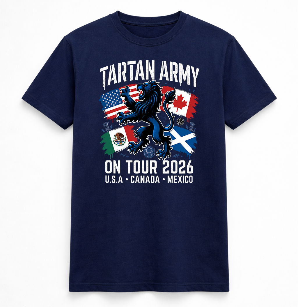 Tartan Army Tour 2026 Tee