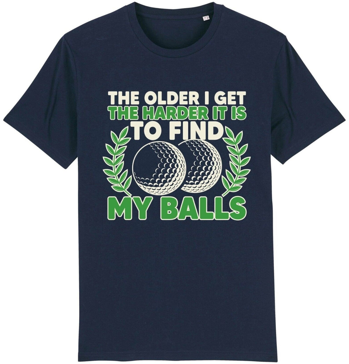 The Older I Get Funny Golf Balls Graphic Tee