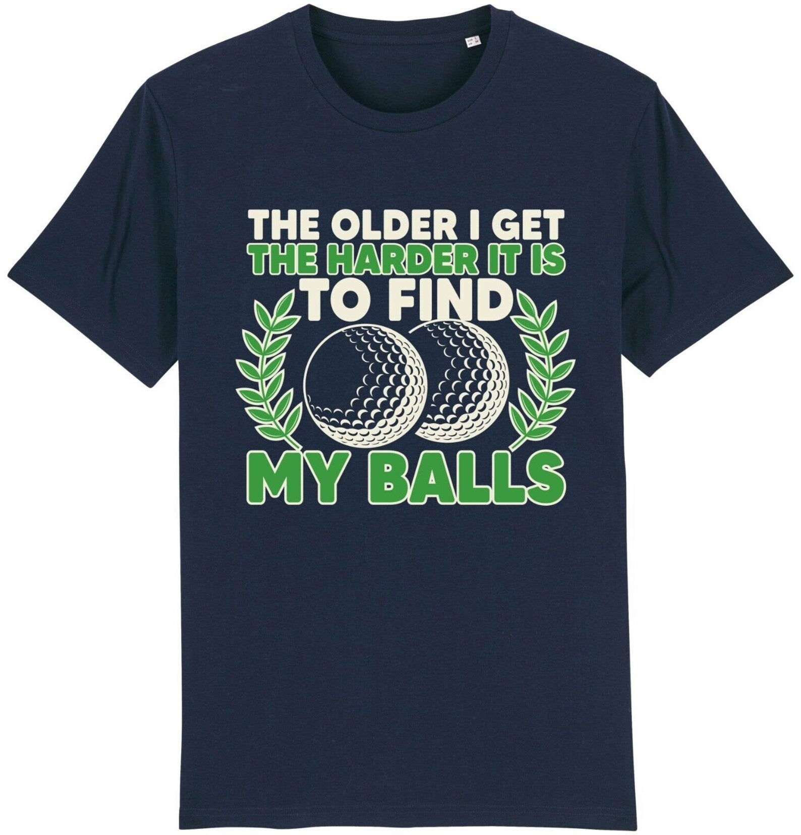 The Older I Get Funny Golf Balls Graphic Tee