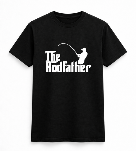 The Rodfather Funny Fishing T-Shirt