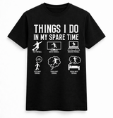 Things I Do in My Spare Time Football Graphic Tee