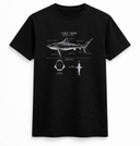 Tiger Shark Anatomy Diagram T-Shirt